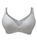 Cotton Touch White Beginner's Cotton Wire Free Bra