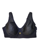 4022 Black High Progress No Bulge Pearl Underwire Bra