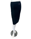 BASICbar BBBKSS Black Seamless Slip Skirt / Classic Length myselflingerie.com
