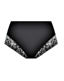 PT0059 Black Smoothing Lace Control Brief