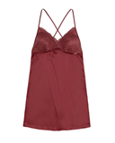 Dorina Wine Abelia Lace & Satin Chemise