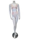 Oh La La Cheri Pink Whip Soft Lace Bralette Set
