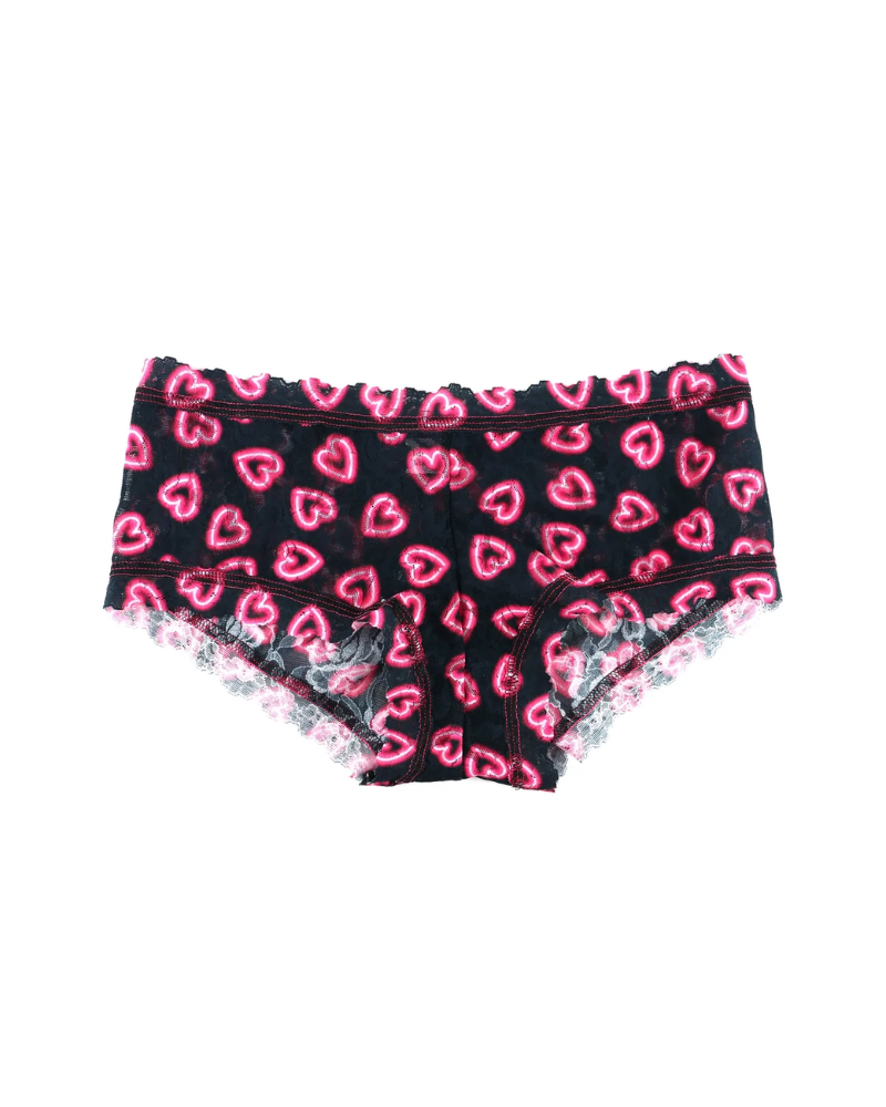 Hanky Panky PR4812 Text Me Printed Boyshort myselflingerie.com
