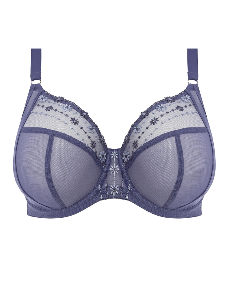 Elomi 8900 Denim Daisy Matilda Plunge Underwire Bra myselflingerie.com