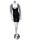 Leonisa Black Undetectable Step In Mid Thigh Bodysuit