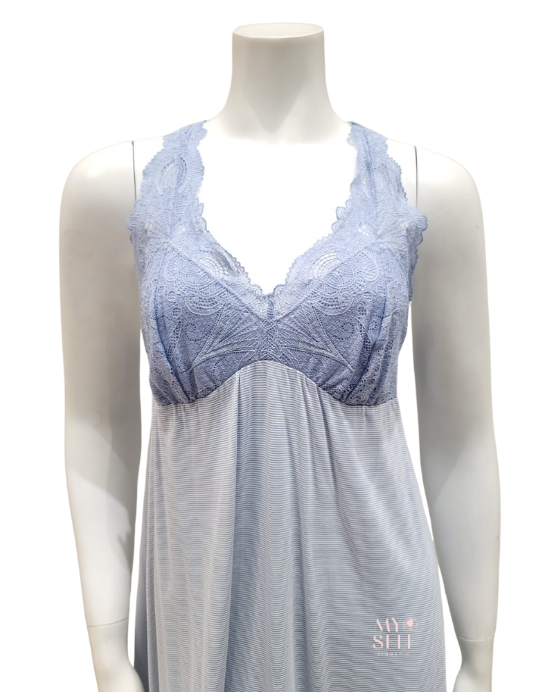 FLEUR'T 630 Lace T-Back Short Chemise myselflingerie.com