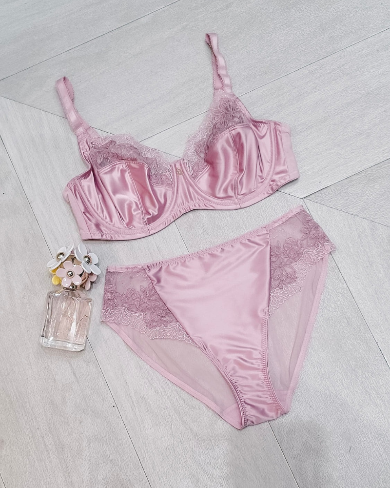 Wacoal 841377 Zephyr Pink Side Note Hi Cut Brief myselflingerie.com