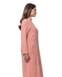 Oh! Zuza R04 Golden Rose Zip Up Long Bath Robe myselflingerie.com