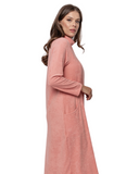 Oh! Zuza R04 Golden Rose Zip Up Long Bath Robe myselflingerie.com