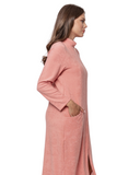 Oh! Zuza R04 Golden Rose Zip Up Long Bath Robe myselflingerie.com
