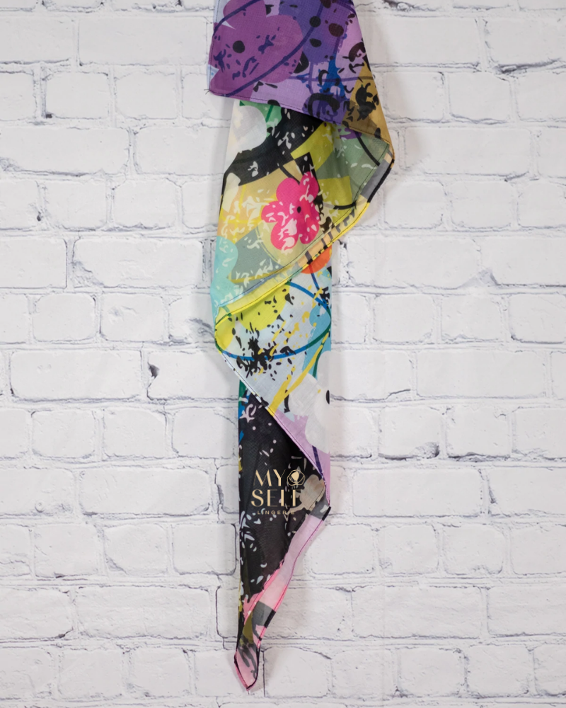 Tie Ur Knot Rachel Adjustable Pre-Tied Bandanna with Full Non Slip Grip myselflingerie.com