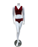 Cosabella Sindoor Red Curvy Longline Bralette & Panty Set