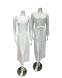 Rya Collection Ivory Lisbon Gown & Robe Set