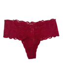 NEVER07ZL Mystic Red Lace Boyshort
