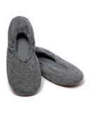 CASLDG Dark Grey Cashmere Sock Slippers