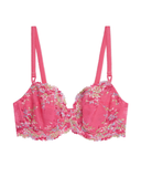 65191 Hot Pink/Multi Embrace Lace Underwire Bra