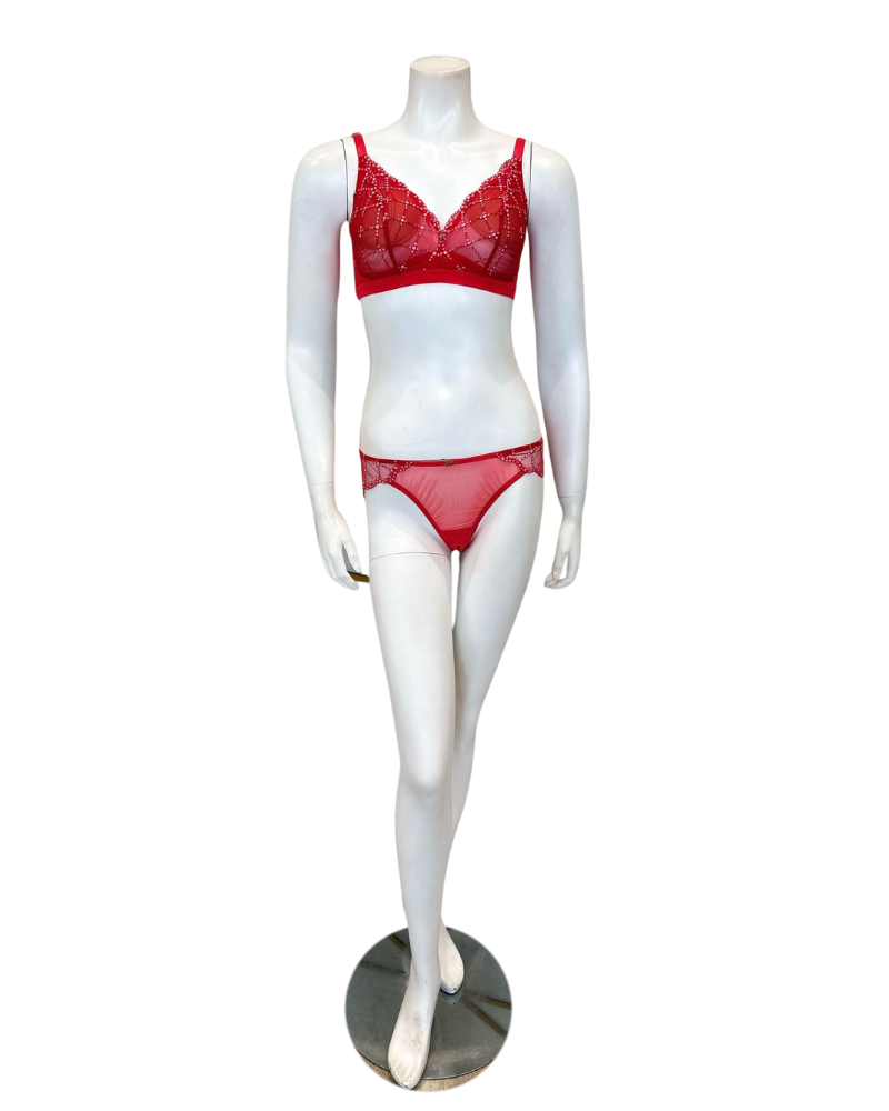 Cosabella AVVEN1321 + 0741 Ibisco/Passiflora Avventura Curvy Bralette Set Myselflingerie.com