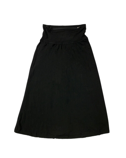 Undercover Waterwear AS-BSBM-SB Black Active Swim Maxi Skirt Myselflingerie.com