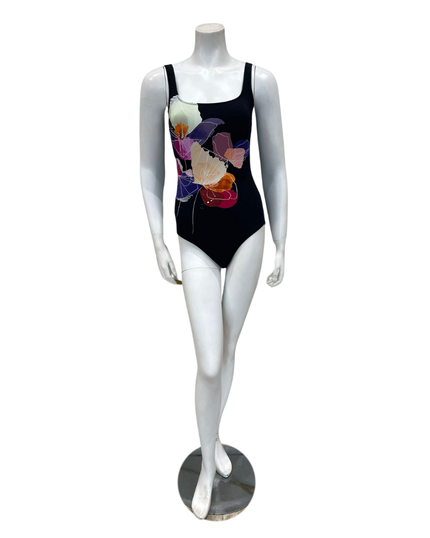 Gottex 25ES173U Black Enchanted Sun High Neck Swimsuit Myselflingerie.com