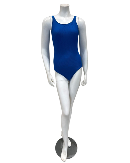Gottex 25HA180 Cobalt Harbourside Textured High Neck Swimsuit Myselflingerie.com