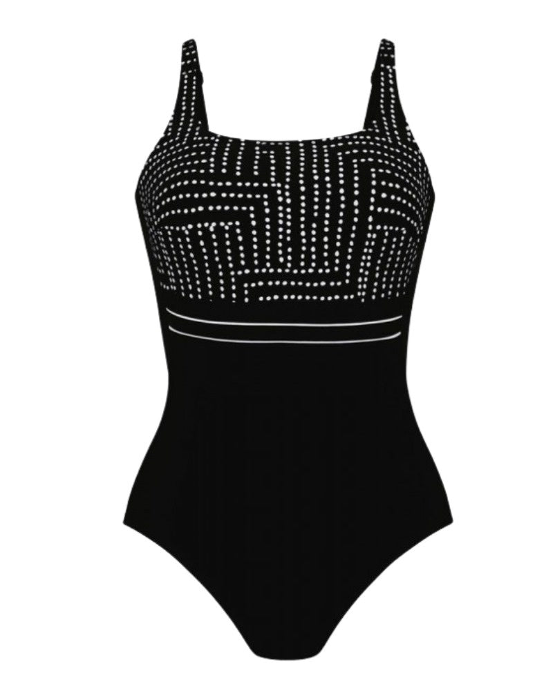 Anita Care 6202 Black Melilla High Neck Swimsuit Myselflingerie.com