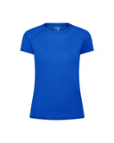 25FL803 Royal Blue Mesh Crew Neck Short Sleeve Rash Guard