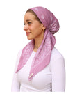 Scarf Bar Paisley Mulberry Plum Classic Pre-Tied with Velvet Grip and Short Tails Myselflingerie.com
