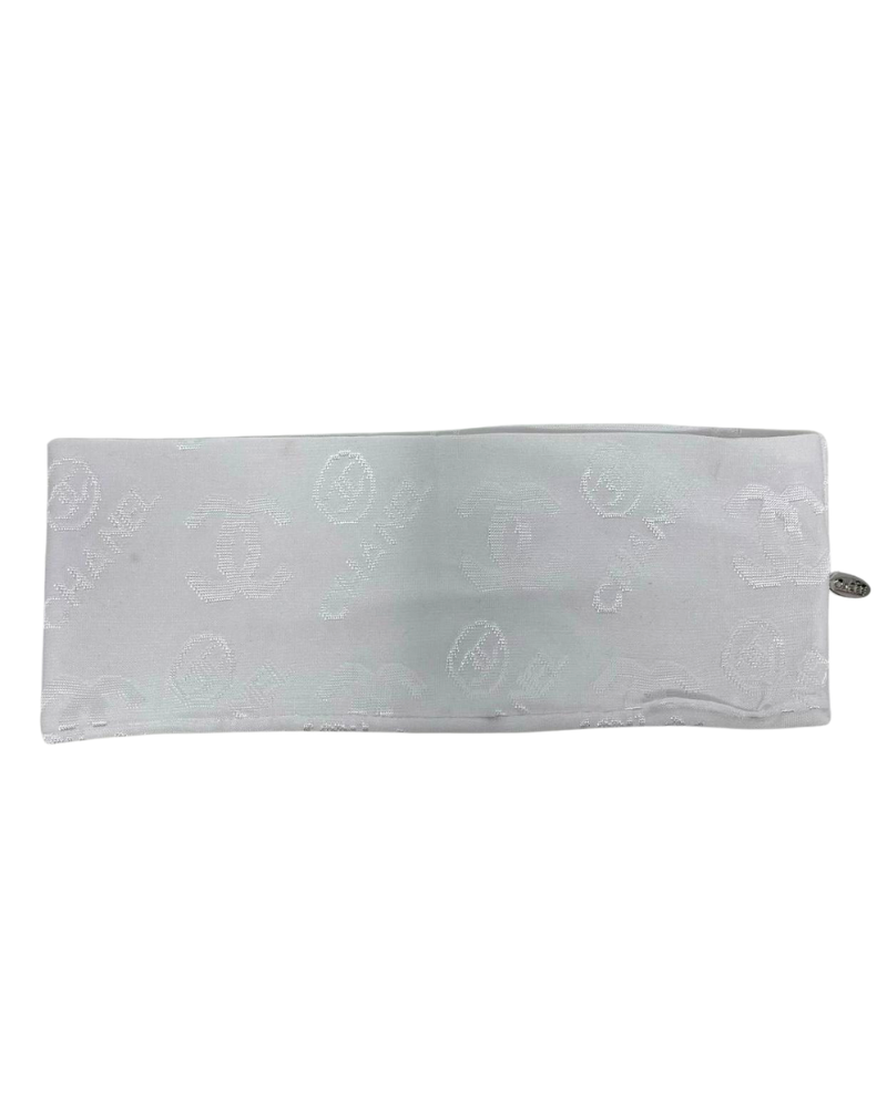Revaz S2001W White Chanel Headband Myselflingerie.com