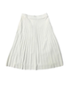 Undercover Waterwear S25-TENNIS-IV Ivory Pleated Active Swim Midi Skirt with Shorts Myselflingerie.com