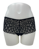 Montelle 9305 Black Lacy Brazilian Panty Myselflingerie.com