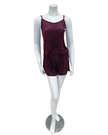 Jackie O'CS-F Fuschia Cut Velvet Cami Top & Shorts Set Myselflingerie.com