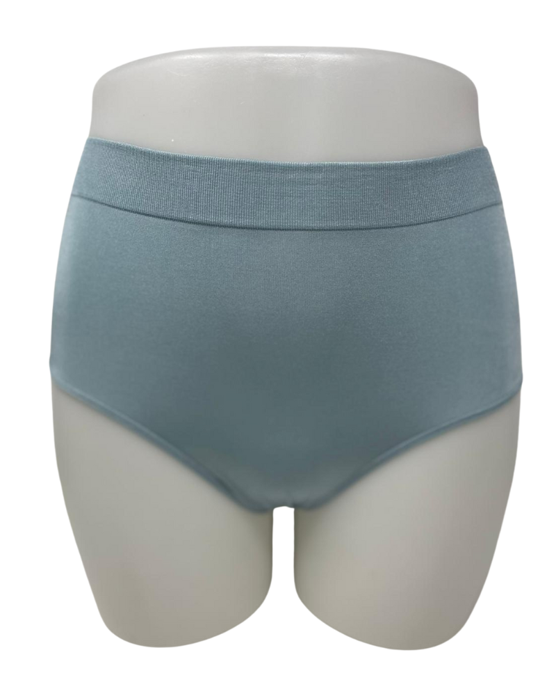 Wacoal 838175 Stone Blue B-Smooth Seamless Full Brief Myselflingerie.com
