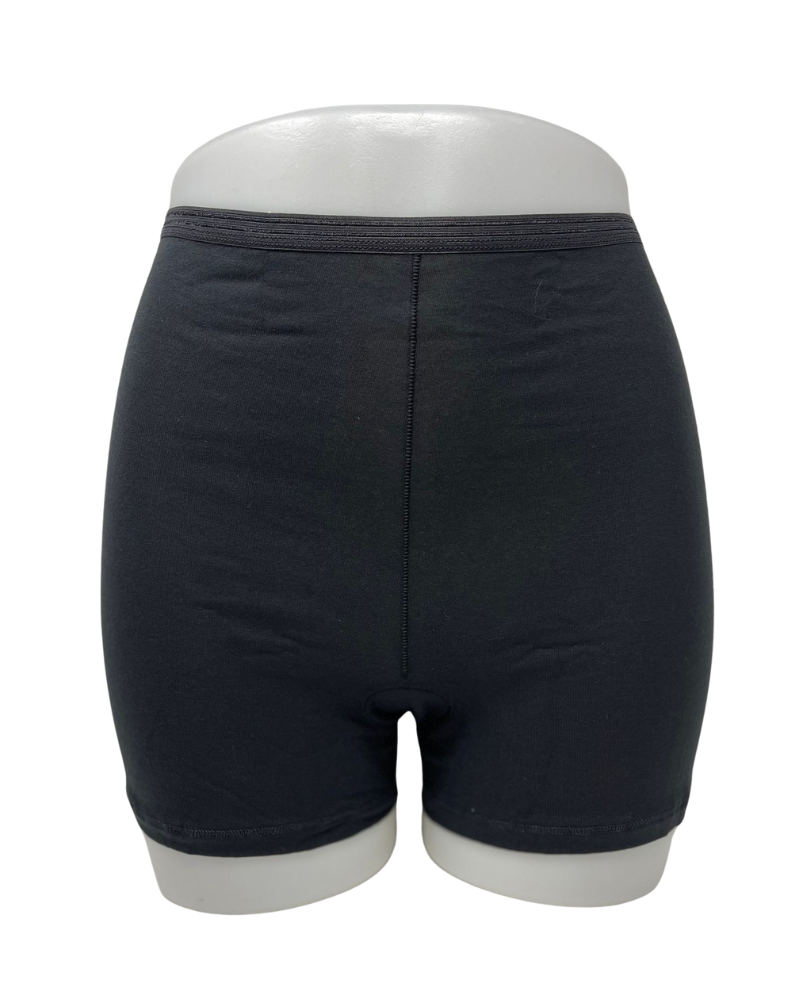 Calida 25024 #992 Black Comfort Cotton Boyshort Pants Short Leg Myselflingerie.com