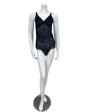 Montelle Black Lacy Bodysuit