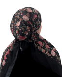 Valeri Peony Dreamscape Adjustable Pre-Tied Bandanna with Full Grip Myselflingerie.com