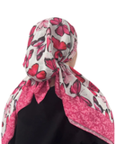 Valeri Butterfly Whimsy Adjustable Pre-Tied Bandanna with Full Grip