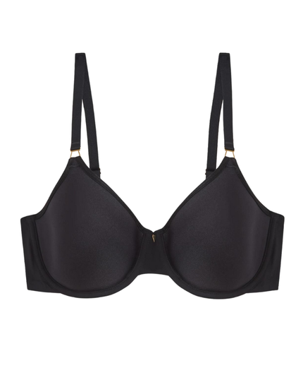Wacoal 853393 Black Simple Done Molded Underwire Bra Myselflingerie.com
