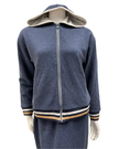 Sparrow S-7315 Denim Blue Terry Hoodie Myselflingerie.com