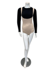MiracleSuit 4091 Warm Beige Shape Away Open Bust Bodysuit Myselflingerie.com