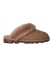 UGG 5125 Rocky Oak Coquette Clog Suede Slippers with Fur Trim Myselflingerie.com