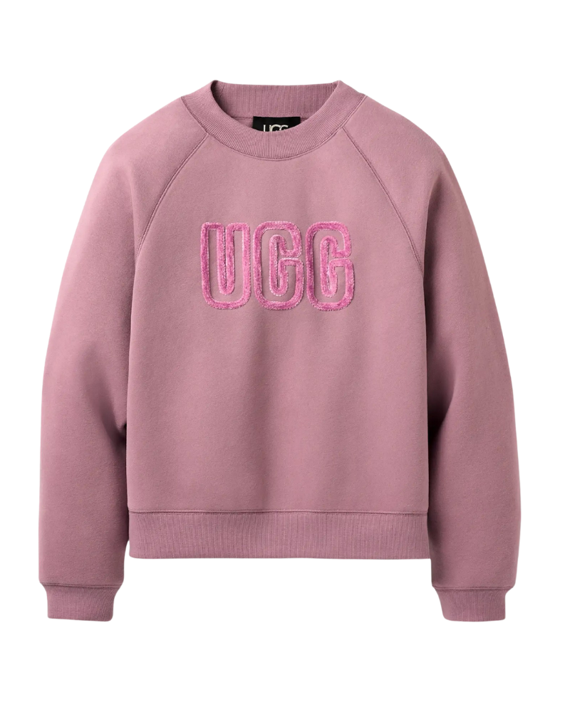 UGG 1171477 Shadow UGG Logo Crewneck Sweater Myselflingerie.com