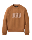UGG 1171477 Chestnut UGG Logo Crewneck Sweater Myselflingerie.com