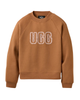 UGG 1171477 Chestnut UGG Logo Crewneck Sweater Myselflingerie.com