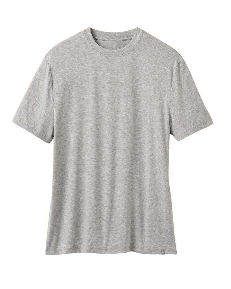 UGG 1171591 Grey Heather Amarys Relaxed Short Sleeve Lounge Top Myselflingerie.com