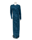 Angelice S-7413 Peacock Logo Ribbed Modal Coverall Nursing Nightgown Myselflingerie.com