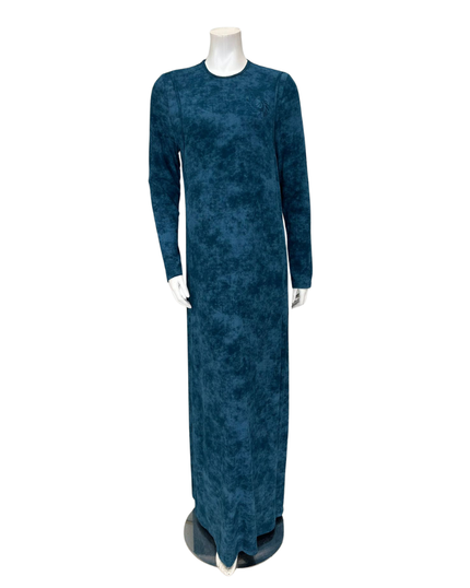 Angelice S-7413 Peacock Logo Ribbed Modal Coverall Nursing Nightgown Myselflingerie.com