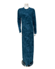 Angelice S-7413 Peacock Logo Ribbed Modal Coverall Nursing Nightgown Myselflingerie.com