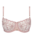 Chantelle 12M5 Authentic Pink Fleurs Demi Underwire Bra Myselflingerie.com
