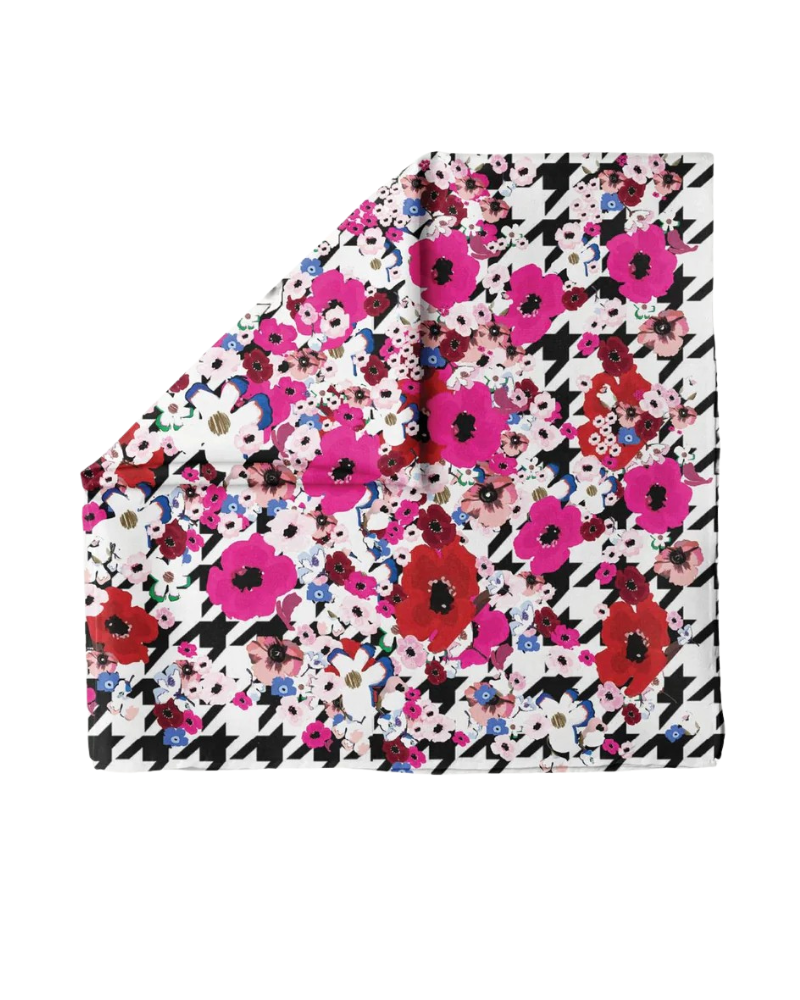 Tie Ur Knot Camellia Cascade Square Scarf Myselflingerie.com