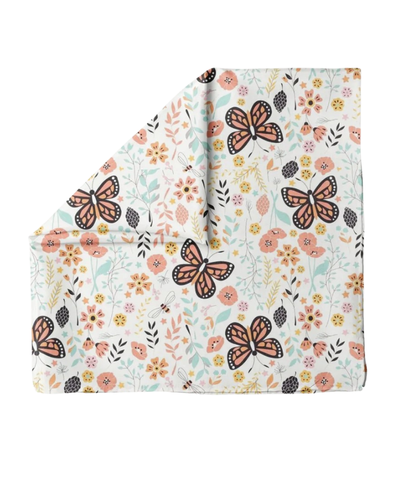 Tie Ur Knot Winged Whispers Adjustable Pre-Tied Bandanna with Full Non Slip Myselflingerie.com